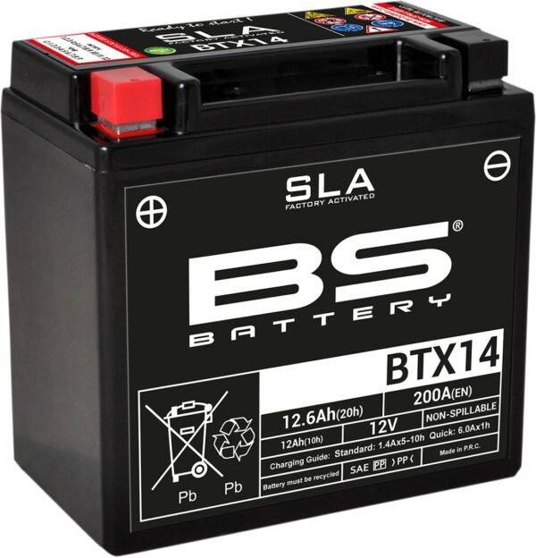 BATTERY BS BTX14 SLA