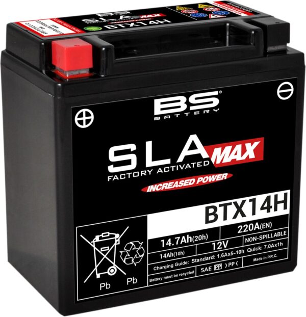 BATTERY BS BTX14H SLA-MAX
