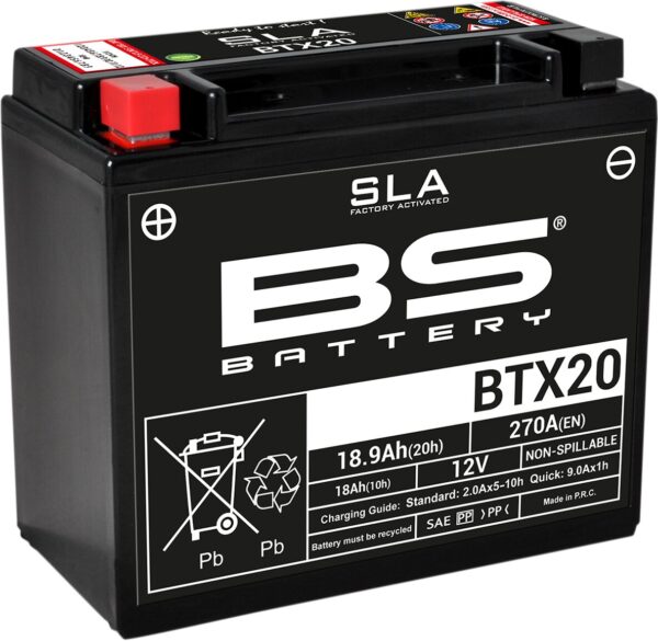 BATTERY BS BTX20H SLA