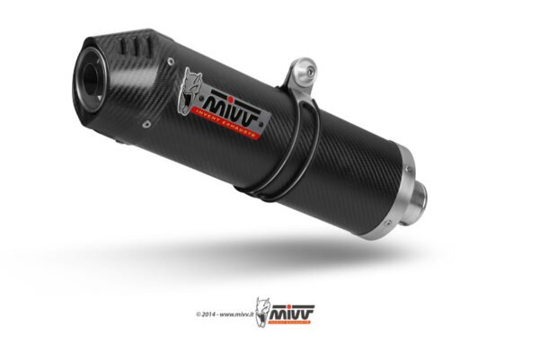 MIVV Oval Carbon Cap Slip-On Carbon Honda Hornet 600 kipufogó