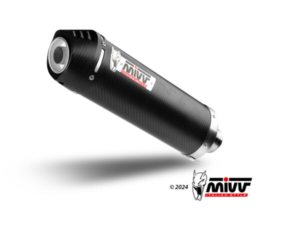 MIVV Oval Carbon Cap Slip-On BMW F800R kipufogó